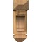 Ekena Millwork Merced Arts and Crafts Smooth Bracket w/ Offset Brace, Western Red Cedar, 5 1/2"W x 16"D x 16"H BKT0604X16X16MRC03SWR - alternate 2